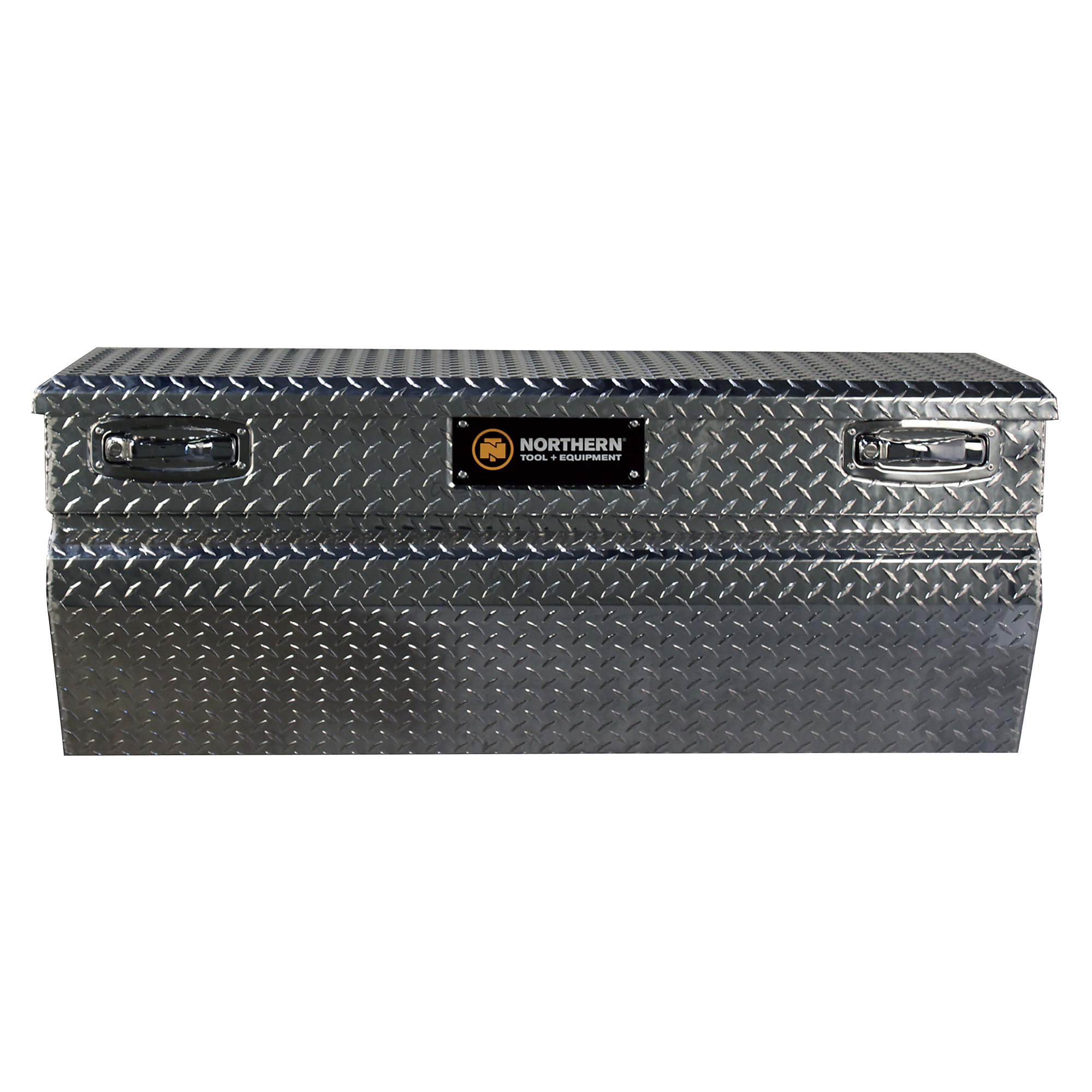 Northern Tool Chest Truck Tool Box, Aluminum, Diamond Plate, Pull